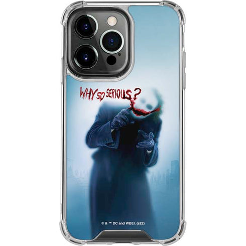 The Dark Knight Why So Serious iPhone 14 Pro Clear Case