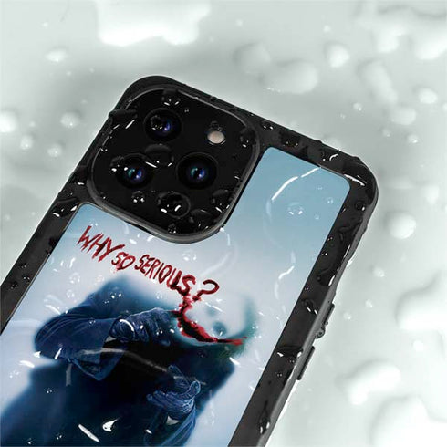 The Dark Knight Why So Serious iPhone 14 Pro Max Waterproof Case