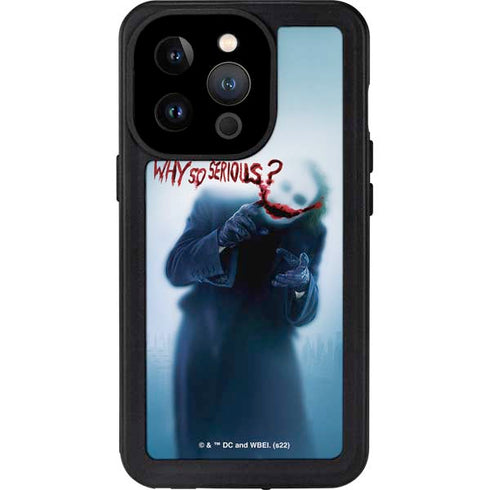 The Dark Knight Why So Serious iPhone 14 Pro Waterproof Case