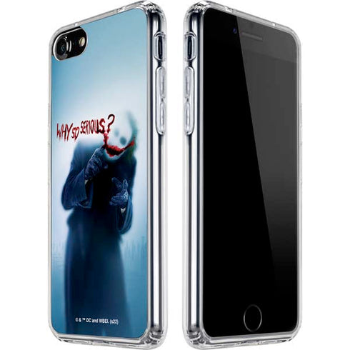 The Dark Knight Why So Serious iPhone SE (2nd & 3rd Gen) Clear Case