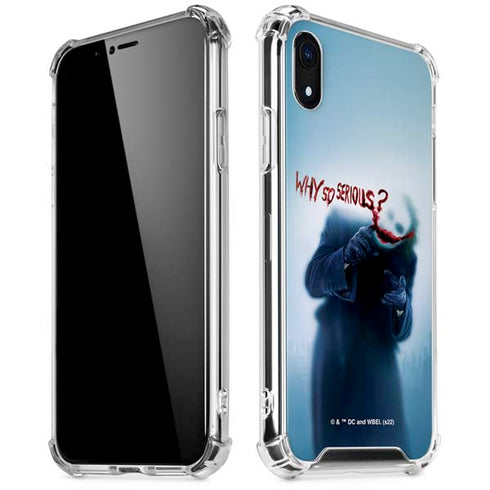 The Dark Knight Why So Serious iPhone XR Clear Case