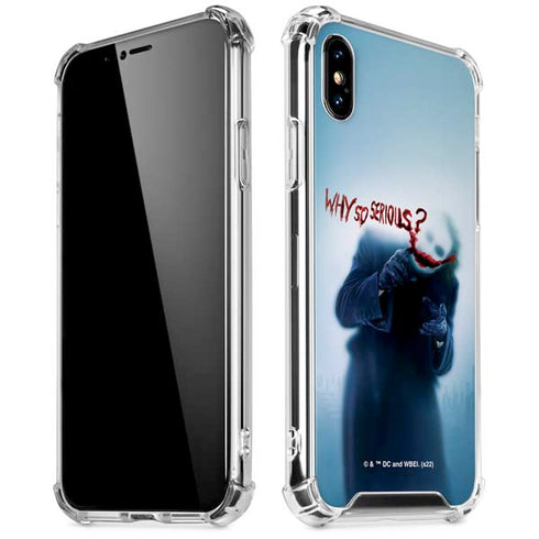The Dark Knight Why So Serious iPhone XS Max Clear Case