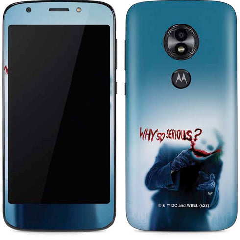 The Dark Knight Why So Serious Moto E5 Play Skin