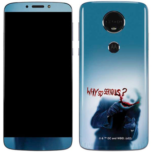 The Dark Knight Why So Serious Moto E5 Plus Skin