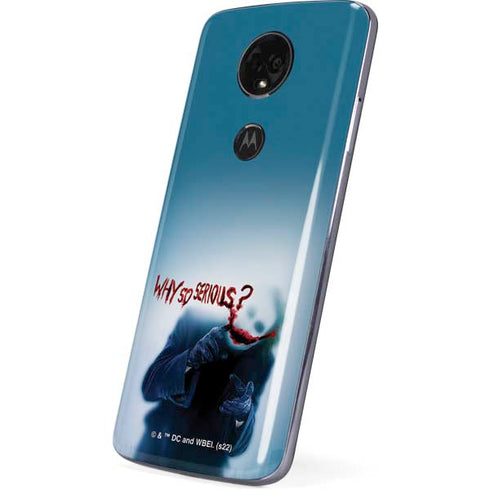 The Dark Knight Why So Serious Moto E5 Plus Skin