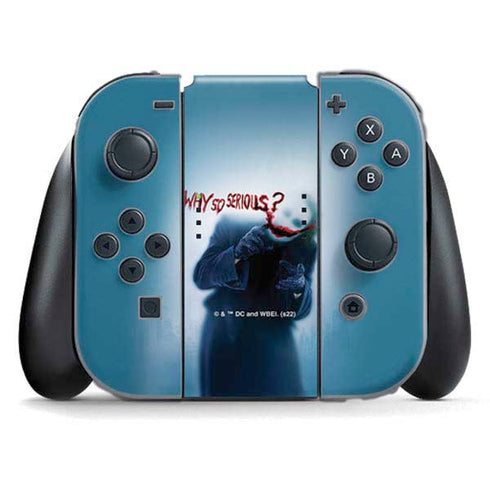 The Dark Knight Why So Serious Nintendo Switch (2017-2021) Joy-Con Controller Skin