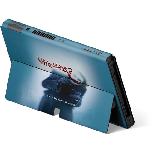 The Dark Knight Why So Serious Nintendo Switch OLED (2021) Skin