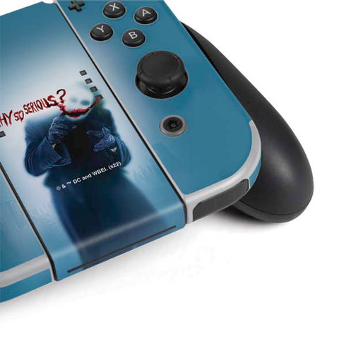 The Dark Knight Why So Serious Nintendo Switch OLED (2021) Skin