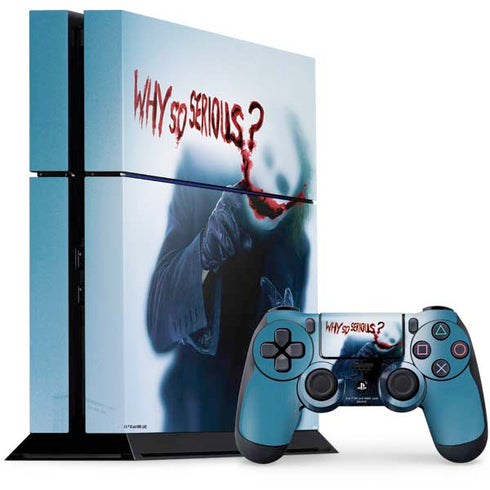 The Dark Knight Why So Serious PS4 Console and Controller Bundle Skin