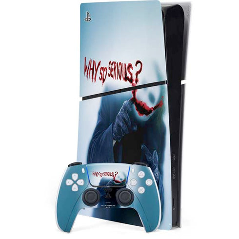 The Dark Knight Why So Serious PS5 Slim Digital Edition Console Skin