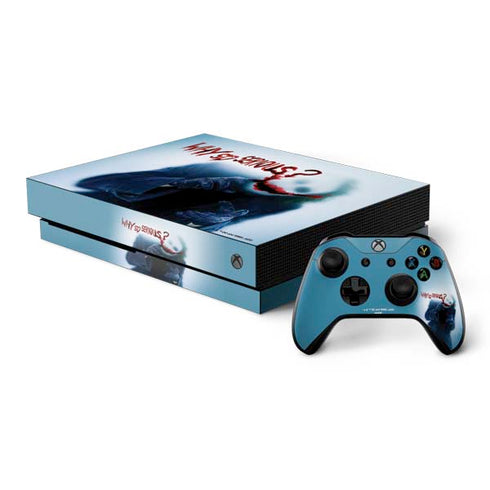 The Dark Knight Why So Serious Xbox One X Bundle Skin