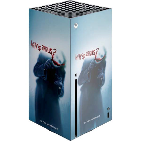 The Dark Knight Why So Serious Xbox Series X Console Skin