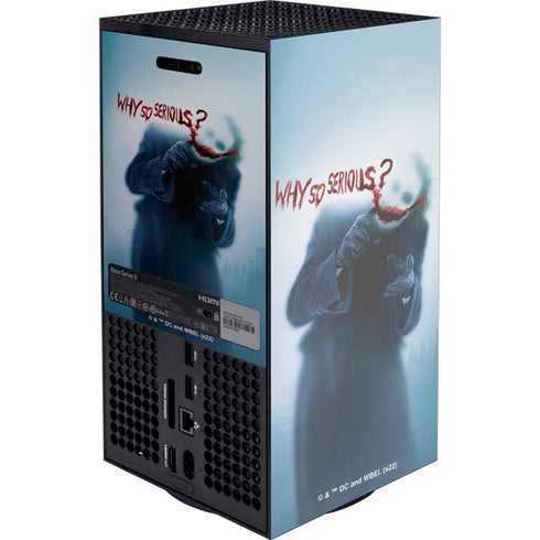 The Dark Knight Why So Serious Xbox Series X Console Skin