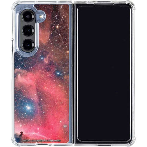 Widefield View of Orion Nebula and Horsehead Nebula Galaxy Z Fold5 5G Clear Case