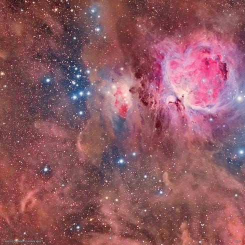 Widefield View of Orion Nebula and Horsehead Nebula PS4 Slim Bundle Skin