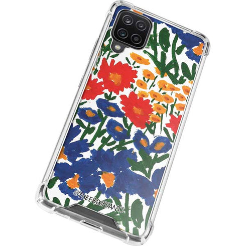 Bouffants and Broken Hearts Wild Garden 4 Galaxy A12 Clear Case