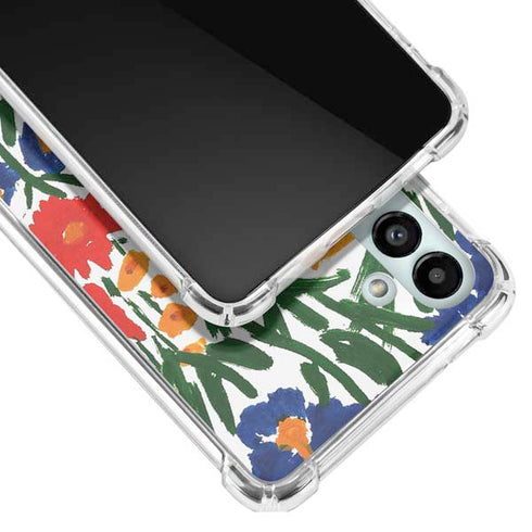 Bouffants and Broken Hearts Wild Garden 4 Galaxy A13 5G Clear Case
