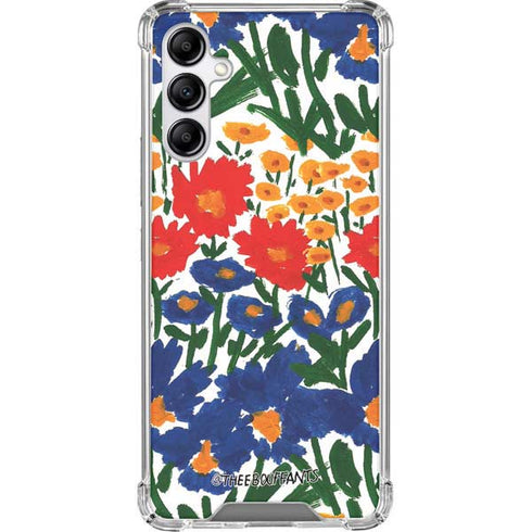 Bouffants and Broken Hearts Wild Garden 4 Galaxy A14 5G Clear Case