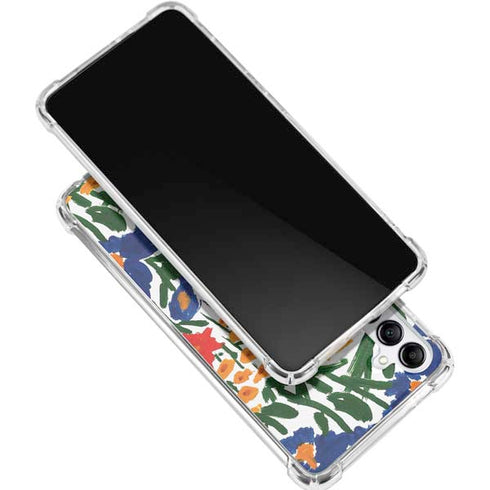 Bouffants and Broken Hearts Wild Garden 4 Galaxy A15 5G Clear Case
