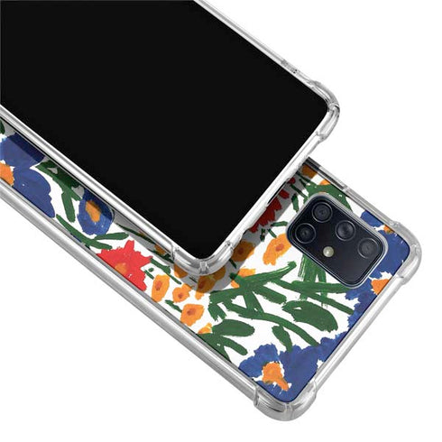 Bouffants and Broken Hearts Wild Garden 4 Galaxy A51 5G Clear Case