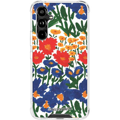 Bouffants and Broken Hearts Wild Garden 4 Galaxy A54 5G Clear Case