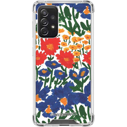 Bouffants and Broken Hearts Wild Garden 4 Galaxy A72 5G Clear Case