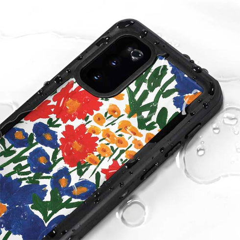 Bouffants and Broken Hearts Wild Garden 4 Galaxy S20 Waterproof Case