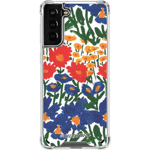 Bouffants and Broken Hearts Wild Garden 4 Galaxy S21 Plus 5G Clear Case