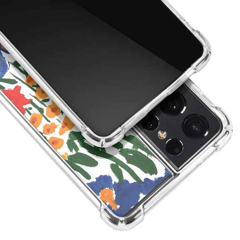 Bouffants and Broken Hearts Wild Garden 4 Galaxy S21 Ultra 5G Clear Case
