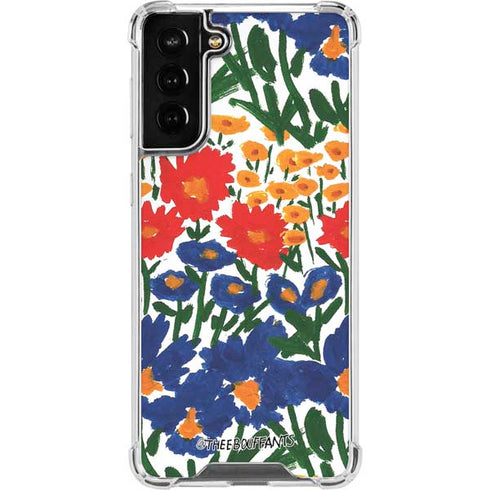 Bouffants and Broken Hearts Wild Garden 4 Galaxy S22 Plus Clear Case