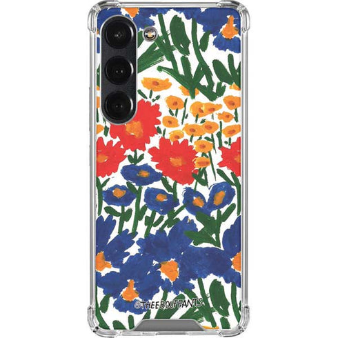 Bouffants and Broken Hearts Wild Garden 4 Galaxy S23 Clear Case