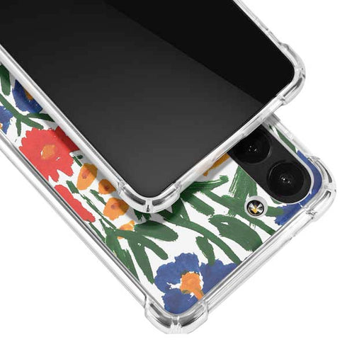 Bouffants and Broken Hearts Wild Garden 4 Galaxy S23 Clear Case