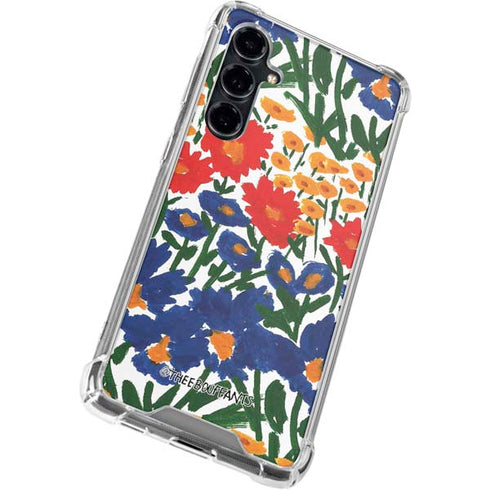 Bouffants and Broken Hearts Wild Garden 4 Galaxy S23 FE Clear Case
