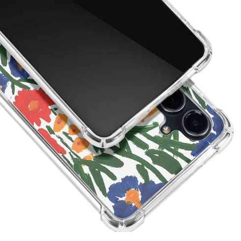 Bouffants and Broken Hearts Wild Garden 4 Galaxy S23 FE Clear Case