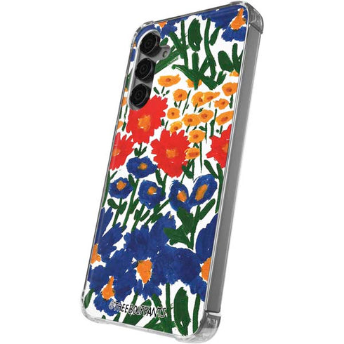 Bouffants and Broken Hearts Wild Garden 4 Galaxy S24 Plus Clear Case