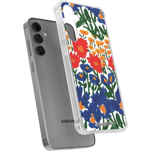 Bouffants and Broken Hearts Wild Garden 4 Galaxy S24 Plus Clear Case