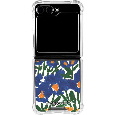 Bouffants and Broken Hearts Wild Garden 4 Galaxy Z Flip5 5G Clear Case
