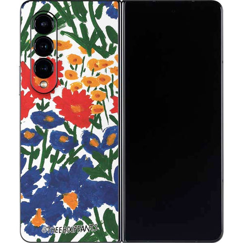Bouffants and Broken Hearts Wild Garden 4 Galaxy Z Fold4 5G Skin