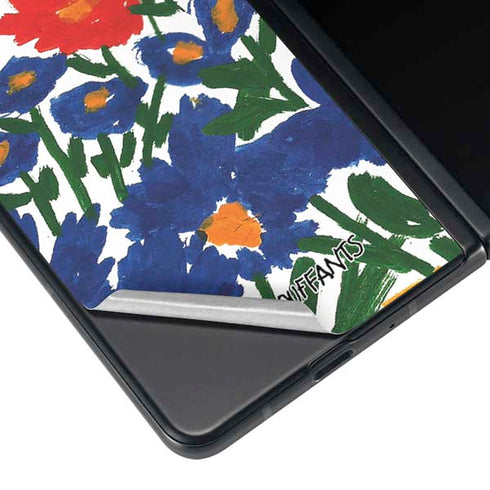 Bouffants and Broken Hearts Wild Garden 4 Galaxy Z Fold4 5G Skin