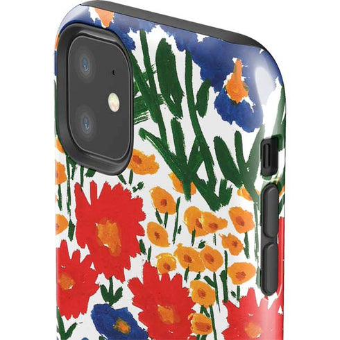 Bouffants and Broken Hearts Wild Garden 4 iPhone 11 Impact Case