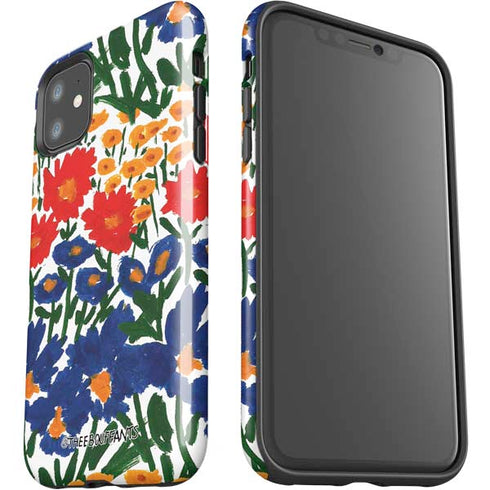 Bouffants and Broken Hearts Wild Garden 4 iPhone 11 Impact Case