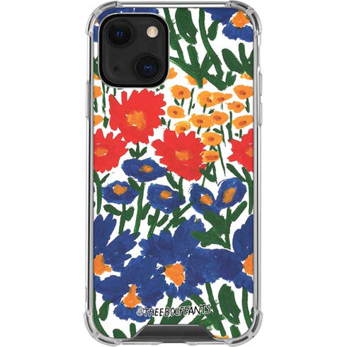 Bouffants and Broken Hearts Wild Garden 4 iPhone 13 Mini Clear Case