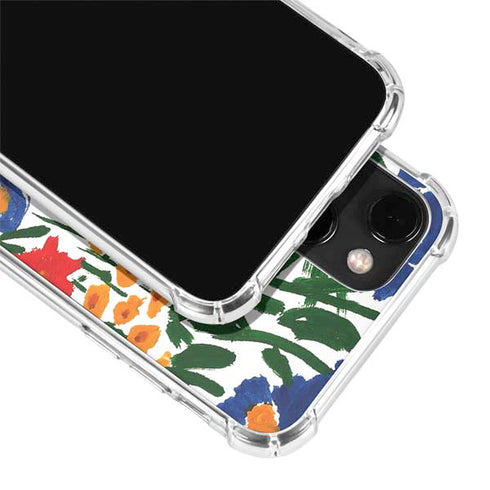 Bouffants and Broken Hearts Wild Garden 4 iPhone 14 Plus Clear Case