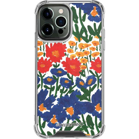 Bouffants and Broken Hearts Wild Garden 4 iPhone 14 Pro Max Clear Case