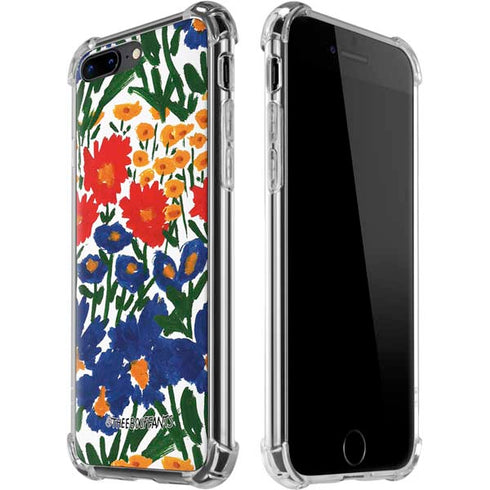 Bouffants and Broken Hearts Wild Garden 4 iPhone 7/8 Plus Clear Case