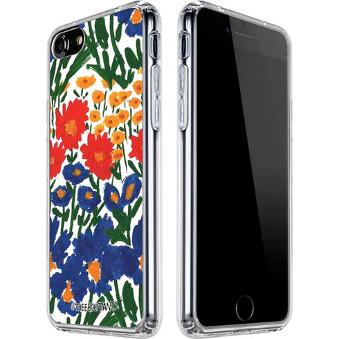 Bouffants and Broken Hearts Wild Garden 4 iPhone SE (2nd & 3rd Gen) Clear Case