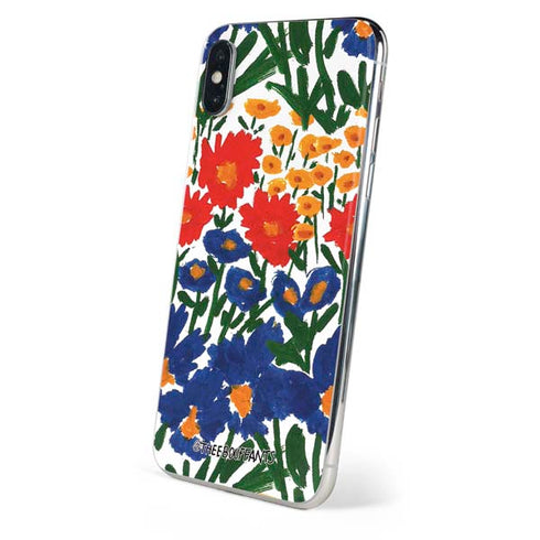 Bouffants and Broken Hearts Wild Garden 4 iPhone X Skin