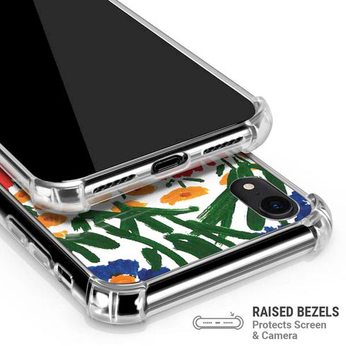 Bouffants and Broken Hearts Wild Garden 4 iPhone XR Clear Case