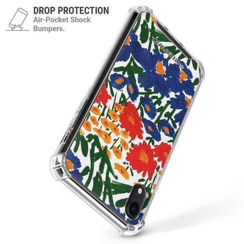 Bouffants and Broken Hearts Wild Garden 4 iPhone XR Clear Case