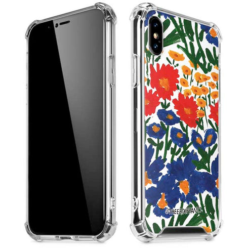 Bouffants and Broken Hearts Wild Garden 4 iPhone XS Max Clear Case